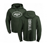 Football New York Jets #55 Ryan Kalil Green Backer Pullover Hoodie