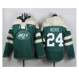 Nike New York Jets #24 Darrelle Revis Green Player Pullover NFL Hoodie