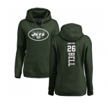 Football Women's New York Jets #26 Le'Veon Bell Green Backer Pullover Hoodie