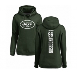Football Women's New York Jets #96 Henry Anderson Green Backer Pullover Hoodie