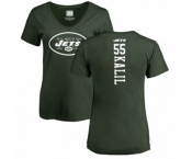 Football Women's New York Jets #55 Ryan Kalil Green Backer T-Shirt