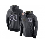 NFL Men's Nike Dallas Cowboys #83 Terrance Williams Stitched Black Anthracite Salute to Service Player Performance Hoodie