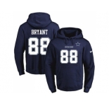 Nike Dallas Cowboys #88 Dez Bryant Navy Blue Name & Number Pullover NFL Hoodie