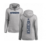 NFL Women's Nike Dallas Cowboys #19 Amari Cooper Ash Backer Pullover Hoodie