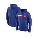 Men's Buffalo Bills Nike Royal Sideline Circuit Pullover Performance Hoodie
