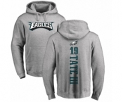 Nike Philadelphia Eagles #19 Golden Tate III Ash Backer Pullover Hoodie