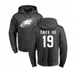 Nike Philadelphia Eagles #19 Golden Tate III Ash One Color Pullover Hoodie