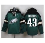 Nike Philadelphia Eagles #43 Darren Sproles Green Player Pullover Hoodie