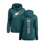 Women's Nike Philadelphia Eagles #80 Jordan Matthews Green Backer Pullover Hoodie