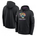 Men's Jacksonville Jaguars Black 2024 Crucial Catch Club Pullover Hoodie