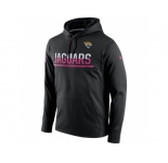 Men's Jacksonville Jaguars Black Breast Cancer Awareness Circuit Performance Pullover Hoodie