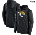 Men's Jacksonville Jaguars Nike Charcoal 2021 NFL Crucial Catch Therma Pullover Hoodie