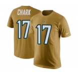 Football Men's Jacksonville Jaguars #17 DJ Chark Gold Rush Pride Name & Number T-Shirt