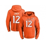 Nike Denver Broncos #12 Paxton Lynch Orange Name & Number Pullover NFL Hoodie