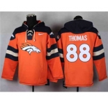 nike nfl jerseys denver broncos #88 thomas blue-orange-1[pullover hooded sweatshirt]