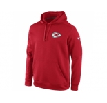 Kansas City Chiefs Nike Red KO Chain Fleece Pullover Performance Hoodie