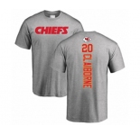 Football Kansas City Chiefs #20 Morris Claiborne Ash Backer T-Shirt