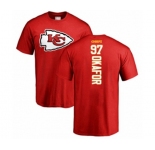 Football Kansas City Chiefs #97 Alex Okafor Red Backer T-Shirt