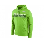 Men's Seattle Seahawks Nike Sideline Circuit Green Pullover Hoodie