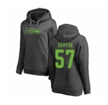 Football Women's Seattle Seahawks #57 Cody Barton Ash One Color Pullover Hoodie