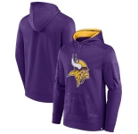 Men's Minnesota Vikings Purple On The Ball Pullover Hoodie