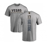 NHL Adidas Vegas Golden Knights #17 Vegas Strong Gray Backer T-Shirt