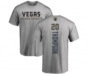 NHL Adidas Vegas Golden Knights #20 Paul Thompson Gray Backer T-Shirt