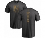 NHL Adidas Vegas Golden Knights #22 Nick Holden Charcoal One Color Backer T-Shirt