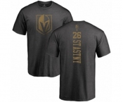 NHL Adidas Vegas Golden Knights #26 Paul Stastny Charcoal One Color Backer T-Shirt