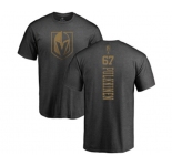 NHL Adidas Vegas Golden Knights #67 Teemu Pulkkinen Charcoal One Color Backer T-Shirt