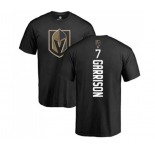 NHL Adidas Vegas Golden Knights #7 Jason Garrison Black Backer T-Shirt