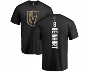 NHL Adidas Vegas Golden Knights #8 Griffin Reinhart Black Backer T-Shirt