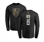 NHL Adidas Vegas Golden Knights #89 Alex Tuch Black Backer Long Sleeve T-Shirt