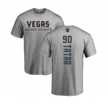 NHL Adidas Vegas Golden Knights #90 Tomas Tatar Gray Backer T-Shirt