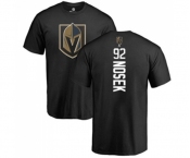 NHL Adidas Vegas Golden Knights #92 Tomas Nosek Black Backer T-Shirt