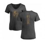 Hockey Women's Vegas Golden Knights #61 Mark Stone Charcoal One Color Backer T-Shirt