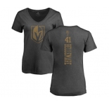 NHL Women Adidas Vegas Golden Knights #41 Pierre-Edouard Bellemare Charcoal One Color Backer T-Shirt