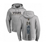 Hockey Vegas Golden Knights #24 Jaycob Megna Gray Backer Pullover Hoodie