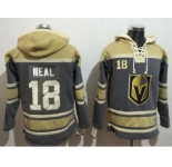 Men Vegas Golden Knights #18 James Neal Grey Sawyer Hooded NHL Sweatshirt