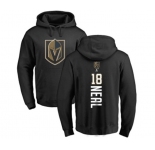 NHL Adidas Vegas Golden Knights #18 James Neal Black Backer Pullover Hoodie