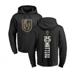 NHL Adidas Vegas Golden Knights #25 Stefan Matteau Black Backer Pullover Hoodie