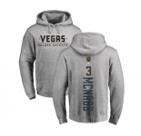 NHL Adidas Vegas Golden Knights #3 Brayden McNabb Gray Backer Pullover Hoodie