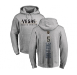 NHL Adidas Vegas Golden Knights #5 Deryk Engelland Gray Backer Pullover Hoodie