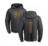 NHL Adidas Vegas Golden Knights #75 Ryan Reaves Charcoal One Color Backer Pullover Hoodie
