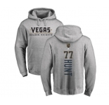 NHL Adidas Vegas Golden Knights #77 Brad Hunt Gray Backer Pullover Hoodie