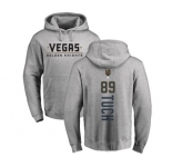 NHL Adidas Vegas Golden Knights #89 Alex Tuch Gray Backer Pullover Hoodie