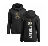 NHL Women Adidas Vegas Golden Knights #26 Paul Stastny Black Backer Pullover Hoodi