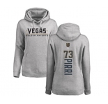 NHL Women Adidas Vegas Golden Knights #73 Brandon Pirri Gray Backer Pullover Hoodie