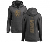 NHL Women Adidas Vegas Golden Knights #87 Vadim Shipachyov Charcoal One Color Backer Pullover Hoodie