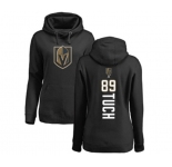 NHL Women Adidas Vegas Golden Knights #89 Alex Tuch Black Backer Pullover Hoodie